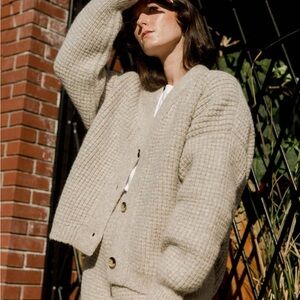 Lauren Manoogian Waffle Cardigan